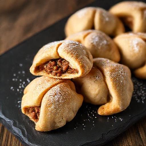 Spiced Walnut Crescents (Regional Twist)