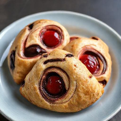 Skalichki s Shokoladom with Cherry Swirl