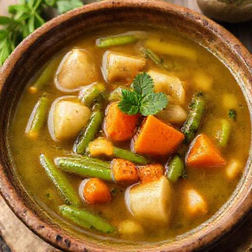Traditional Bulgarian Green Bean Soup (Супа от зелен фасул)