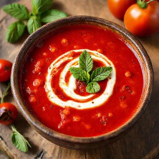 Traditional Bulgarian Roasted Pepper Soup (Супа от Печени Чушки)