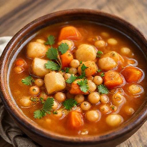 Traditional Bulgarian Chickpea Soup (Супа от нахут)