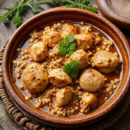 Traditional Bulgarian Chicken with Bulgur (Пиле с булгур)