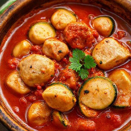 Classic Chicken with Zucchini (Пиле с тиквички)