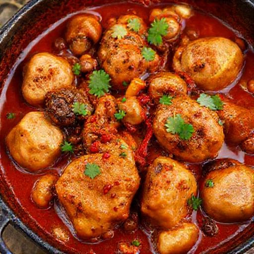 Spicy Hunter's Chicken with Smoked Paprika (Пиле по ловджийски - Пикантно)