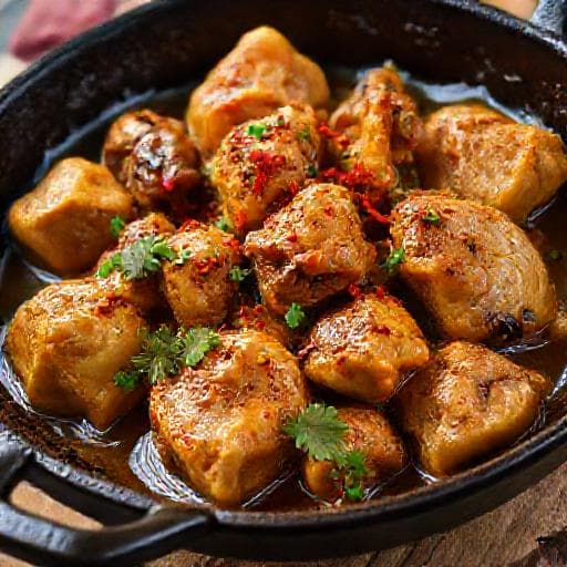 Spicy Chicken Giblets with Paprika and Butter