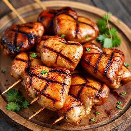 Classic Grilled Chicken Hearts (Пилешки сърца на скара)