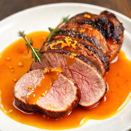 Classic Duck Breast with Orange Sauce