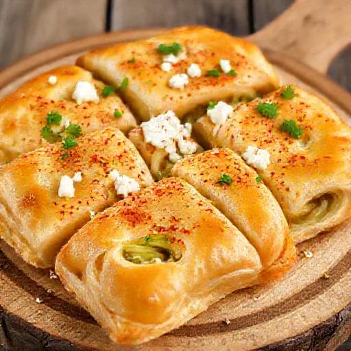 Troyanski Luknik with Leeks and Feta