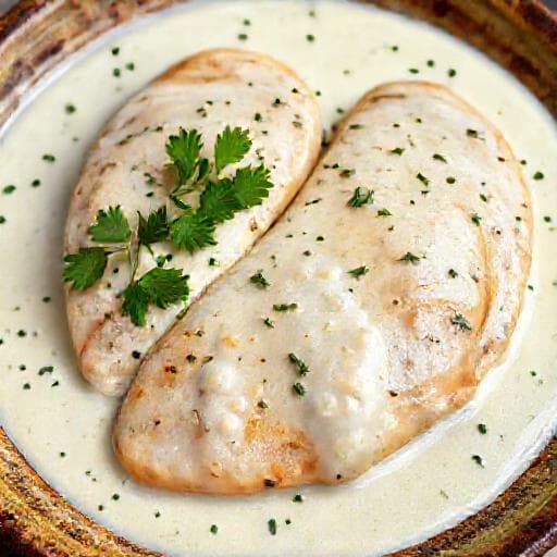 Classic Chicken Fillet in Cream Sauce (Пуешко филе в сметанов сос)