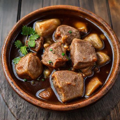 Traditional Bulgarian Pork with Beer (Свинско с бира)