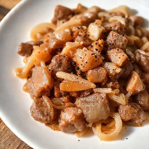 Quick Pork Liver and Onion Sauté