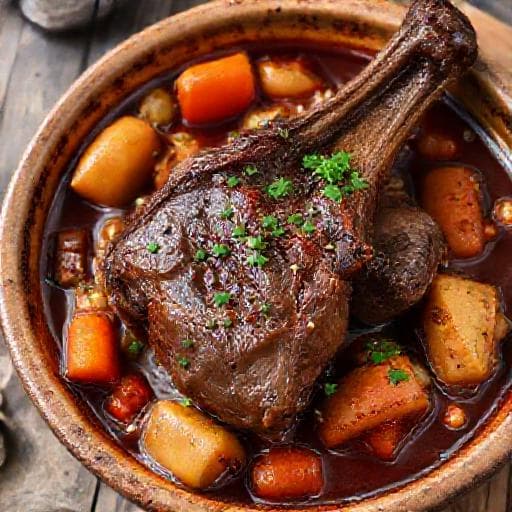 Classic Veal Shanks with Red Wine (Osso Buco alla Milanese)
