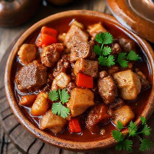 Traditional Kasapska Yahnia (Butcher's Stew)