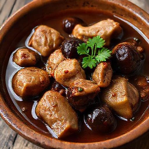 Traditional Rabbit with Prunes (Заек със сини сливи)