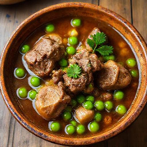 Traditional Lamb with Peas (Агнешко с грах)
