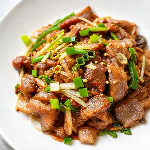Quick Lamb and Spring Onion Stir-fry