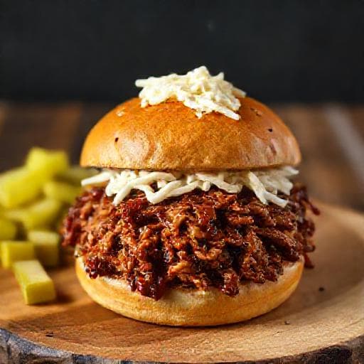 Klasszikus Pulled Pork Burger
