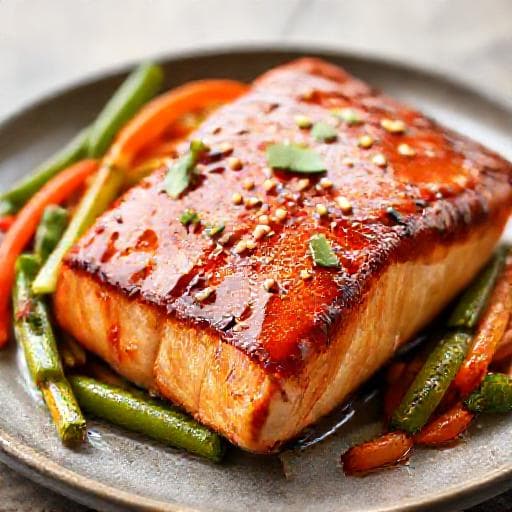 Gyors Teriyaki Lazac Serpenyőben