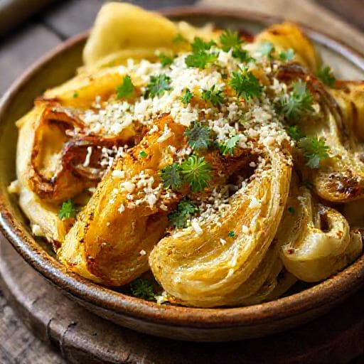 Klasszikus Parmezános Sült Káposzta