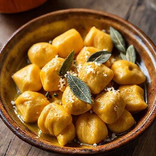Klasszikus Sütőtökös Gnocchi