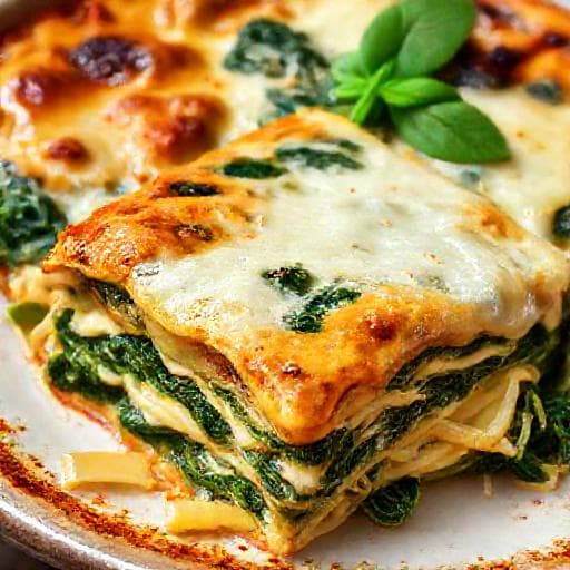 Klasszikus Spenótos Lasagne