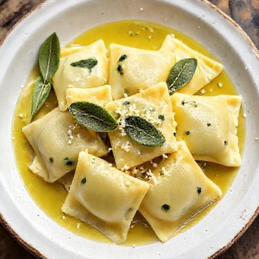 Klasszikus Ricottás-spenótos Ravioli