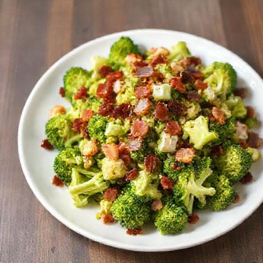 Gyors Brokkolisaláta Baconnel
