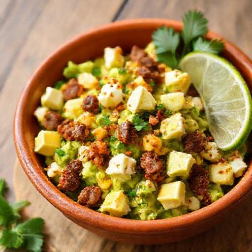Avokádós Tojássaláta Chorizóval és Lime-mal