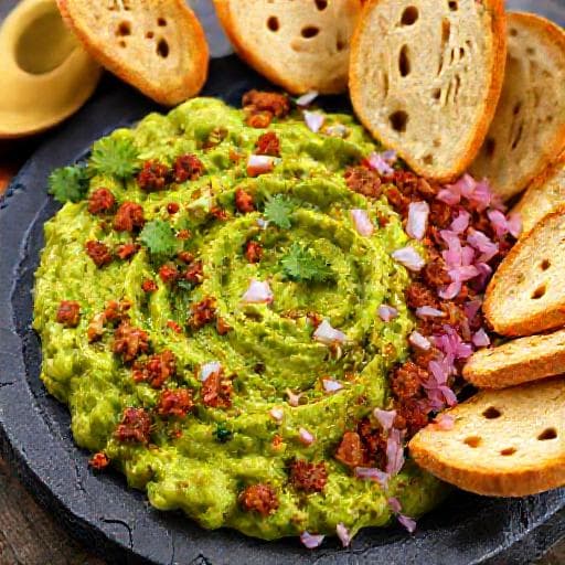 Pikáns Guacamole Chorizóval