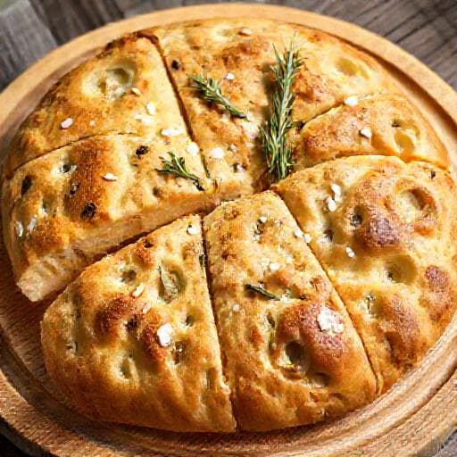 Hagyományos Rozmaringos Focaccia