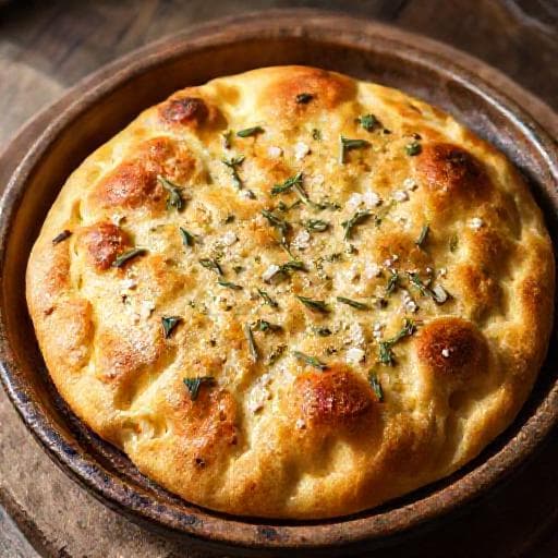 Gyors Rozmaringos Focaccia (Serpenyőben)
