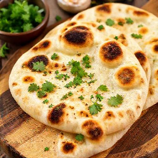 Hagyományos Fokhagymás Naan