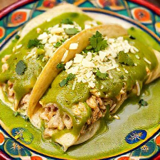 Csirkés Enchilada Zöld Szósszal (Enchilada Verdes)