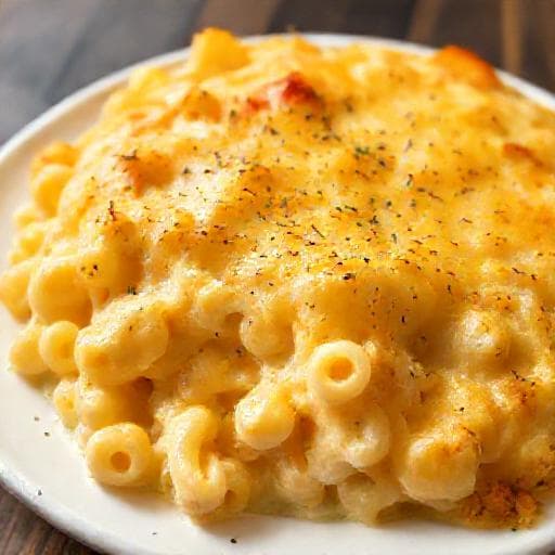 Makaronisajt 'Au Gratin' Stílusban