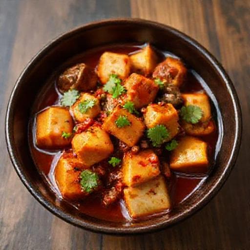 Mapo Tofu 'Lágy' Változat (Vegetáriánus)