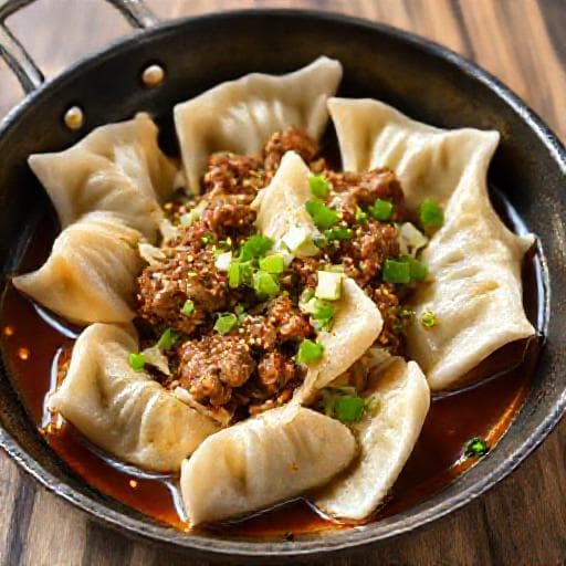 Gyors Sertéshúsos Gyoza Serpenyőben