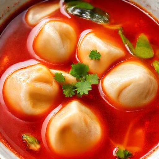 Szecsuáni Wontonleves Csípős Olajjal