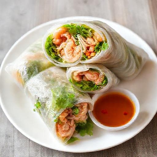 Hagyományos Vietnámi Nyári Tekercs (Gỏi Cuốn)