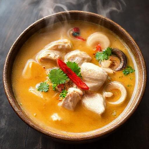 Tom Kha Gai (Klasszikus Csirke-Kókuszleves)