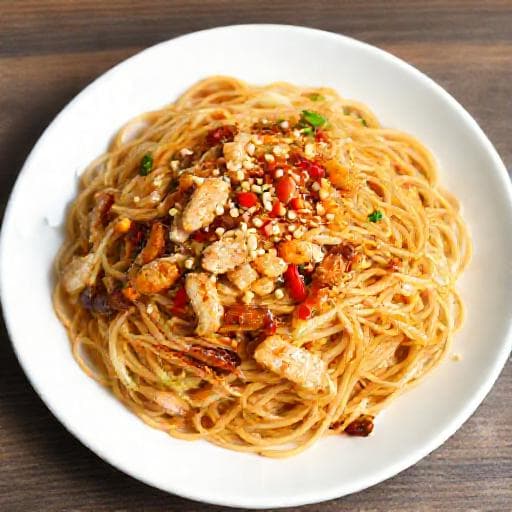 Gyors Csirkés Yakisoba