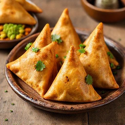 Klasszikus Indiai Samosa