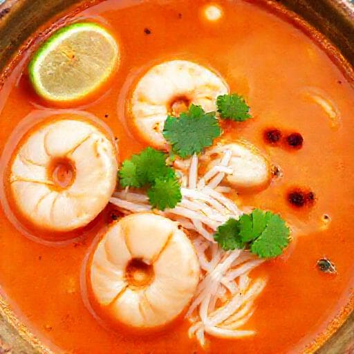 Klasszikus garnélás laksa