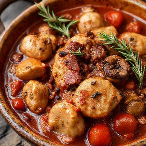 Csirke Cacciatore "Toscana" Stílusban