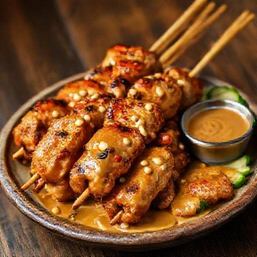 Hagyományos Csirke Satay