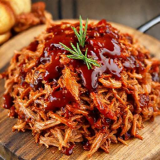 Tépett Csirke BBQ Szószban