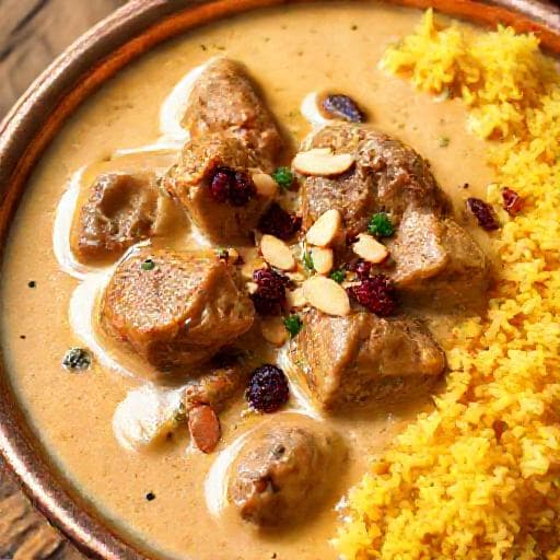 Báránycurry Kasmír-stílusban