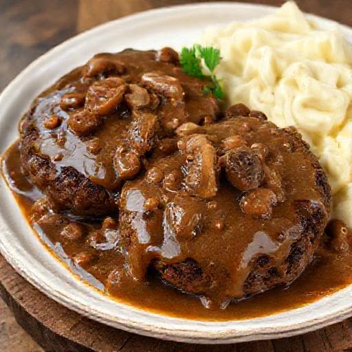 Klasszikus Salisbury Steak