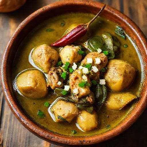 गोंगुरा चिकन स्टू (क्षेत्रीय भिन्नता)