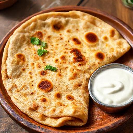 पारंपरिक कीमा पराठा