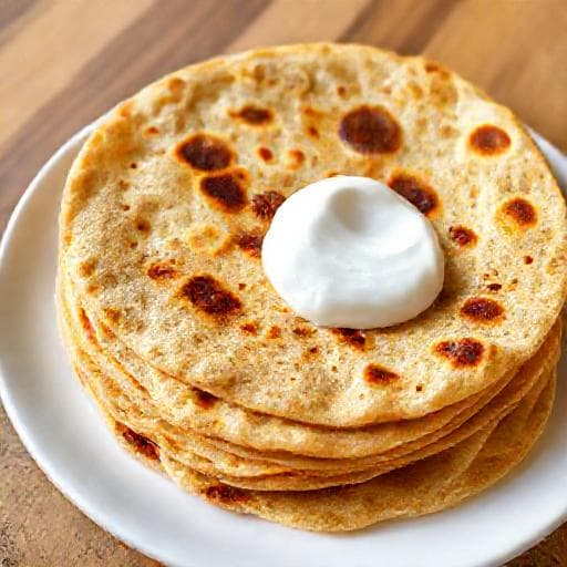 झटपट कीमा पराठा